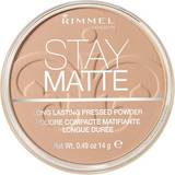 Compact Powders Rimmel Stay Matte Long Lasting Pressed Powder #001 Transparent