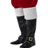 White Shoes Fancy Dress Smiffys Adult Santa Boot Covers
