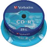 52x - CD Optical Storage Verbatim CD-R Extra Protection 700MB 52x Spindle 25-Pack