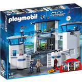 Wooden Blocks Playmobil Police Headquarters with Prison 6919