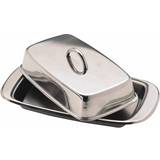 KitchenCraft Stainless Steel Covered Butter Dish
