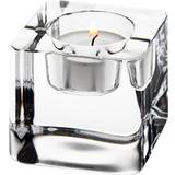 Orrefors Ice Cube Candle Holder 6.5cm