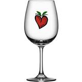 Kosta Boda Friendship Hearts Wine Glass 50cl