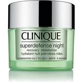 Clinique Night Creams Facial Creams Clinique Superdefense Night Recovery Moisturizer Oily 50ml