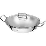 Stainless Steel Wok Pans Zwilling Plus with lid 32 cm