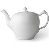 Royal Copenhagen White Fluted Teapot 1L