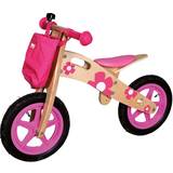 Bino Toys Bino Wooden Balance Bike Pink with Flower