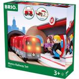 Metal Train Track Set BRIO World Metro Railway Set 33513