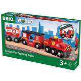 Fire Fighters Toy Vehicles BRIO Rescue Firefighting Train 33844