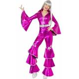 Smiffys 1970's Dancing Dream Costume Pink
