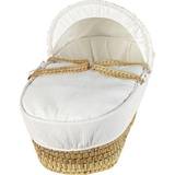 Beige Bassinetts Kid's Room Clair De Lune Soft Cotton Waffle Palm Moses Basket