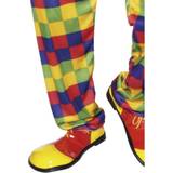 Unisex Shoes Fancy Dress Smiffys Clown Shoes, Red and Yellow
