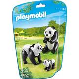 Playmobil Toy Figures on sale Playmobil Panda Family 6652