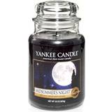 Black Scented Candles Yankee Candle Midsummer's Night Large Scented Candle 623g