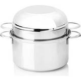 Stainless Steel Mussel Pots Demeyere Resto with lid 3 L 20 cm