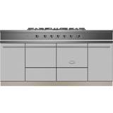 Lacanche Dual Fuel Ovens Cookers Lacanche Moderne Flavigny LMG1852GCT Stainless Steel