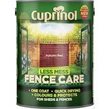 Cuprinol Red Paint Cuprinol Less Mess Fence Care Wood Paint Red 5L
