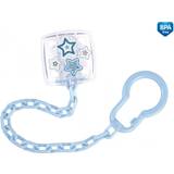Canpolbabies Soother Clip with Chain Newborn Baby