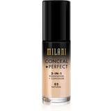 Milani Conceal +Perfect 2-in-1 Foundation #02 Natural