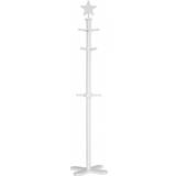 White Clothes Rack Kid's Room Kids Concept Star Wooden Coat Stand