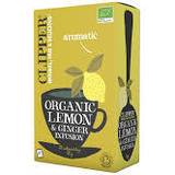 Clipper Organic Lemon & Ginger Tea 20pcs