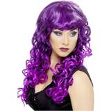 Long Wigs Smiffys Siren Wig Purple