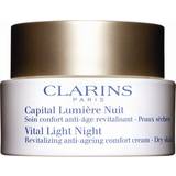 Skære plejeforældre Woods Clarins Vital Light Night Revitalizing Anti-Ageing Cream 50ml • Price »