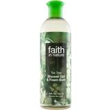 Faith in Nature Body Washes Faith in Nature Tea Tree Shower Gel & Foam Bath 400ml