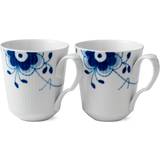 Royal Copenhagen Cups & Mugs Royal Copenhagen Blue Fluted Mega Mug 37cl 2pcs