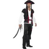 Black Fancy Dresses Smiffys Aye Aye Pirate Captain Costume