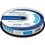 MediaRange Blu-ray Optical Storage MediaRange BD-R 50GB 6x Spindle 10-Pack Wide Inkjet