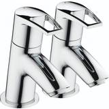 Double handles Bath Taps & Shower Mixers Bristan Smile SM 3/4 C Chrome