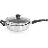 Morphy Richards Saute Pans Morphy Richards Stainless Steel with lid 24 cm
