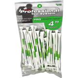 White Golf Accessories Pride Professional Pro Length Max Wooden Tees 101mm 50-pack