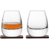 Mouth-Blown Whisky Glasses LSA International Curved Whisky Glass 25cl 2pcs