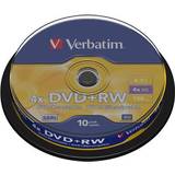 4x - DVD Optical Storage Verbatim DVD+RW 4.7GB 4x Spindle 10-Pack