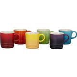 Multicoloured Espresso Cups Le Creuset Rainbow Espresso Cup 10cl 6pcs