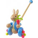 Wooden Toys Push Toys Orange Peter Rabbit Push Along