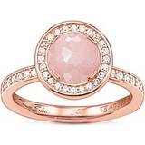 Pink Rings Thomas Sabo Glam & Soul Ring - Rose Gold/White/Pink