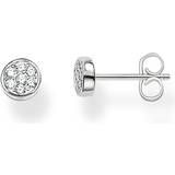 Stud Earrings Thomas Sabo Ear studs sparkling circles - Silver/Transparent