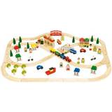 Wooden Toys Play Set Bigjigs Town & Country Train Set