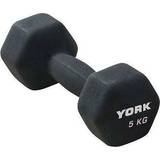 York Fitness Neoprene Hex Dumbbell 5kg