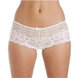 Camille Vibrant Floral Lace Boxer Short 2-pack - White