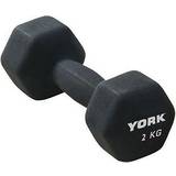 York Fitness Neoprene Hex Dumbbell 2kg