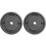 Iron Weight Plates York Fitness Cast Iron Plates 2x10kg