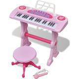 VidaXL Musical Toys vidaXL Kids' Playroom Toy Keyboard with Stool/Microphone 37-key