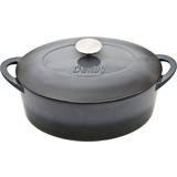 Denby Cookware Denby Halo Cast Iron Oval with lid 4.2 L 28 cm