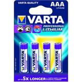 Varta Batteries Batteries & Chargers Varta AAA Professional Lithium 4-pack