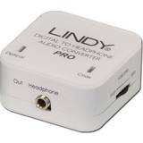 White D/A Converter (DAC) Lindy SPDIF DAC Pro with Headphone Amp