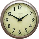 Roger Lascelles Retro Chrome Wall Clock 30cm